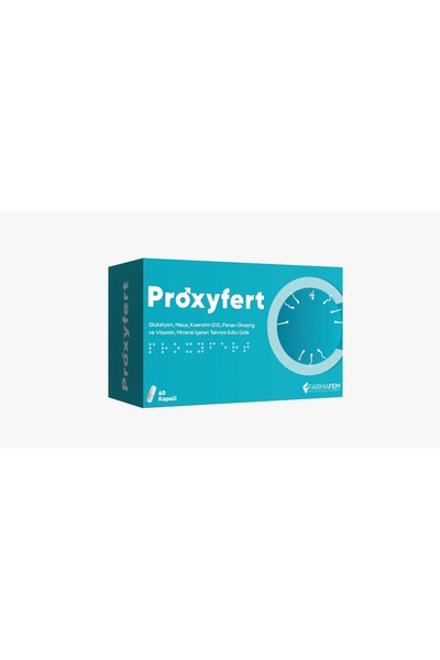 Farmafem İlaç Proxyfert 60 Kapsül (Glutatyon, Koenzim Q10, Panax Ginseng, Vit...