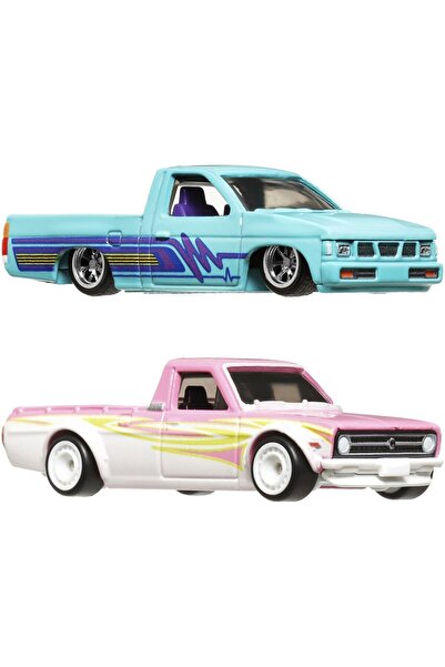 HOT WHEELS Σετ 2 μεταλλικών αυτοκινήτων Hot Wheels - Datsun Sunny Truck και N...
