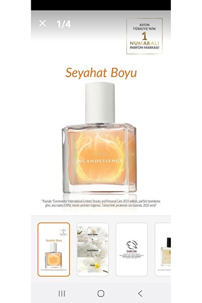 AVON -INCANDESSENCE PARFUM 30 ML