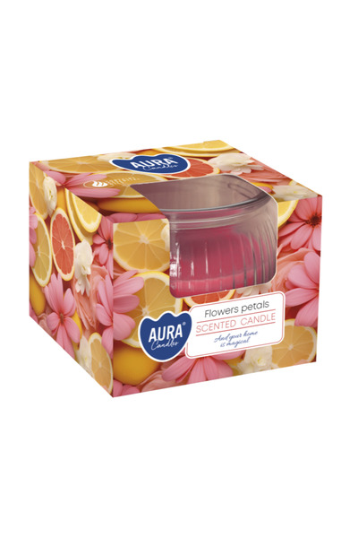 BISPOL Lumanare ornamentala parfumata Petale de Flori SN69-428 1 buc