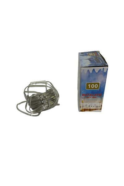 JollyMag Linear Christmas light, cool white, 10 m, 100 LEDs, 6039W