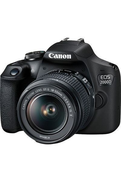 Canon EOS 2000D DSLR Camera + EF-S 18-55 mm IS II Lens