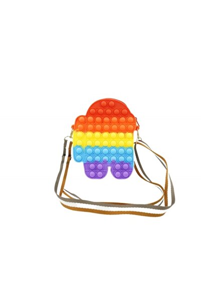 Flo Jucărie antistres din silicon, Pop It Now and Flip It, geantă mică, Among...