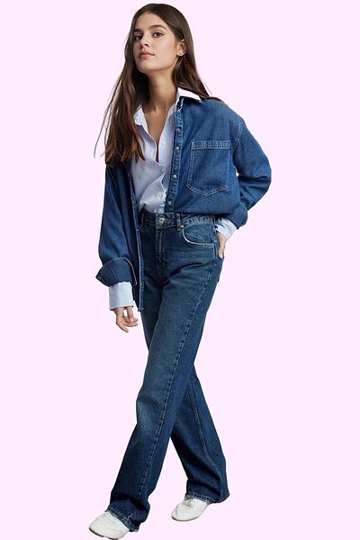 PayBuy Women's High Waist Wide Leg Long Jean Pants Cotton Casual Combinations Summer Must-Have
