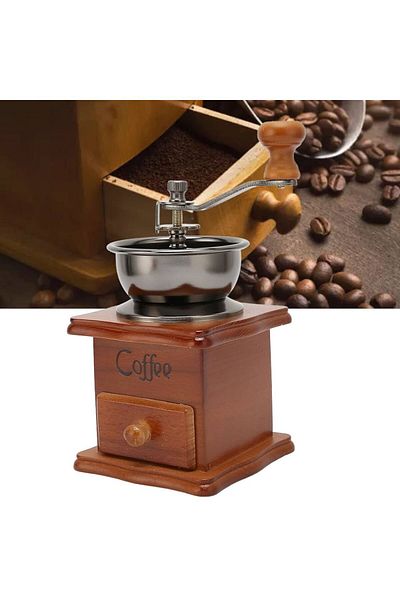 Generic Classic Antique Manual Coffee Grinder