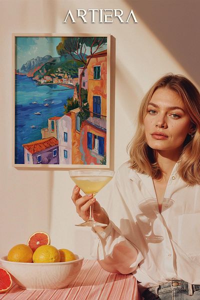 HİGUERA Masa de bucatarie Salerno Modern Stil Italian Mediterraneu cu Cadru din Lemn, Decorare Bar Cafenea Bucatarie