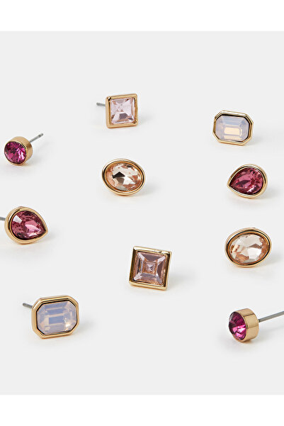 Accessorize Taşlı Küpe Seti X 5'Li