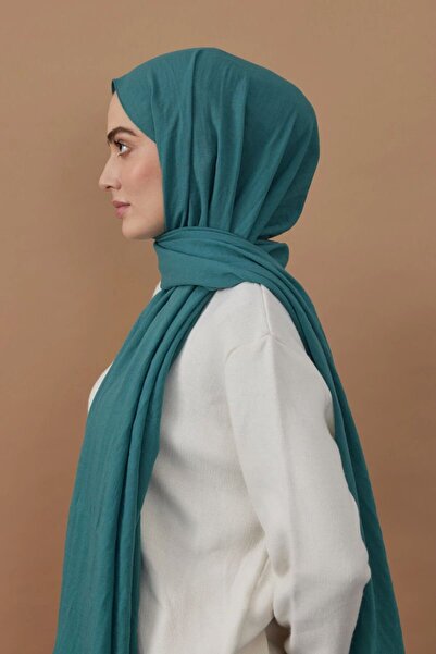 Modakaşmir Cotton Shawl Mint