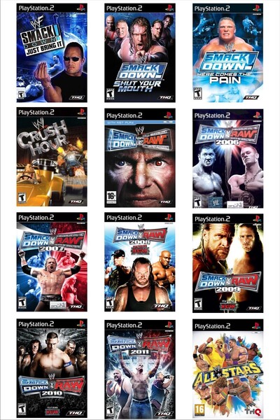 2K Games Playstation 2 - WWE Serisi - Sadece Çipli Cihazlar Için!