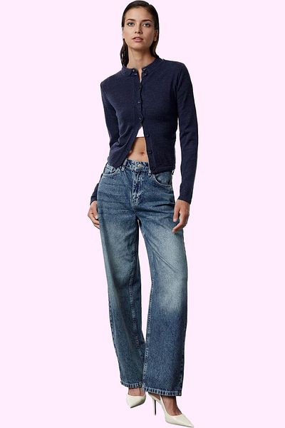 PayBuy Women's High Waist Wide Leg Long Length Jean Pants Cotton Casual Style Summer's Indispensable