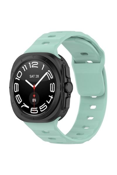 Dali Silicone Watch Strap Compatible with Samsung Galaxy Watch Ultra/Watch Ultra 2 47mm, Light Green