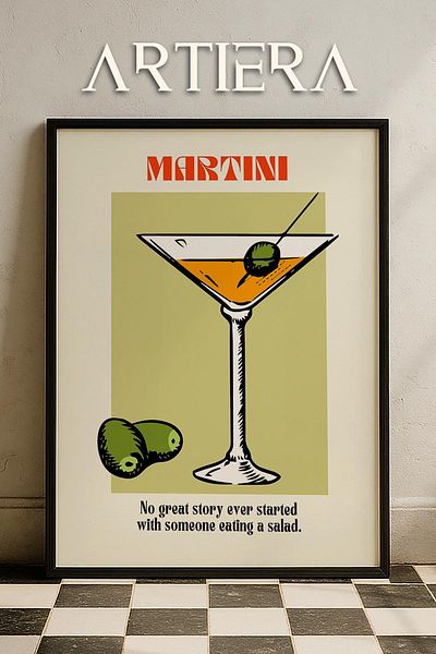 HİGUERA Cocktails Modern Stil Italian Mediterranean Masă de Bucătărie Cu Cadru Din Lemn, Decorare Bucătărie Cafenea Bar