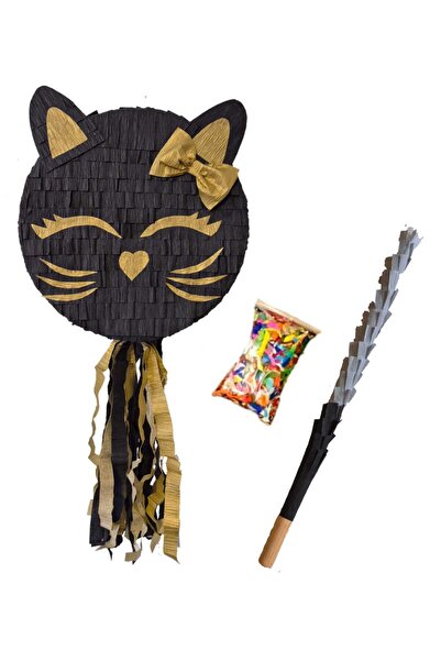 PinaStar Pinata Pisicuta Star cu bat si confetti, Pinastar.