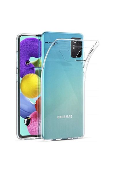 Sybero Protective Case for Samsung Galaxy A51 A515, Slim, Impact Safe, U-771, Neutral