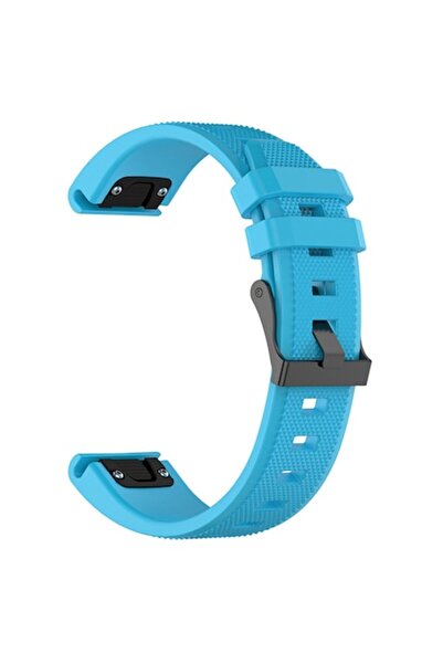 Techsuit Compatible strap for Garmin Instinct 2S / Approach S70 42mm / fenix 7S Pro – Silicon, Blue