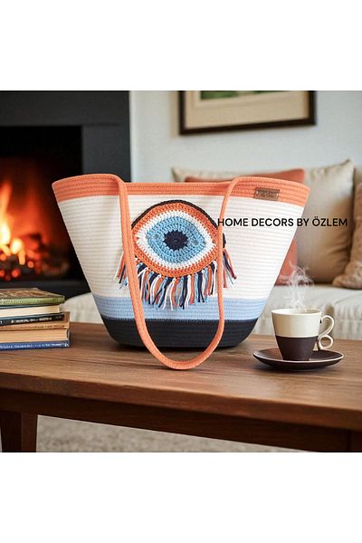 home decors by özlem Straw Shoulder Bag Beach Bag Daily Bag Handcrafted Handmade