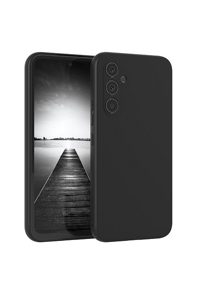 Gekko Mobile Silicone Case for Samsung Galaxy A54, UltraSlim, with camera cutouts, 0.3mm, Matte, Black