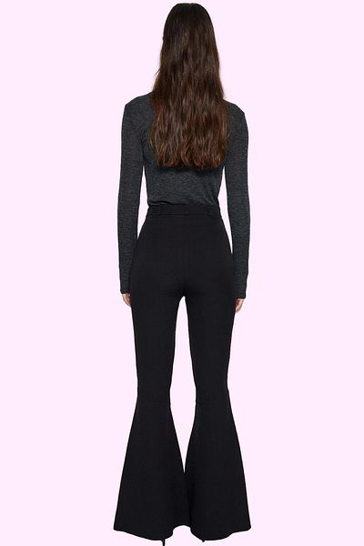 PayBuy Women's High Waist Flare Spanish Leg Pants Woven Winter Office Summer Indispensable