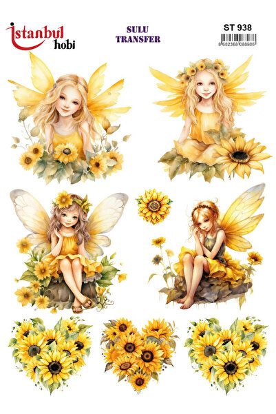 İstanbul Hobi ورق نقل مائي 25x35 سم ST-938