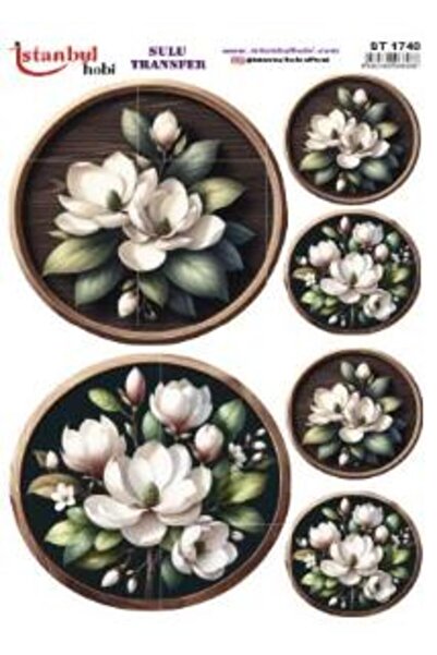 İstanbul Hobi ورق نقل مائي 25x35 سم ST-1740