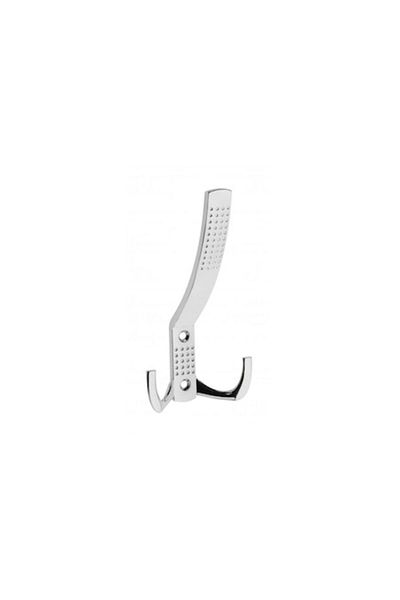 GTV Double hook holder K23-A0, chrome finish, 76 x 143 mm