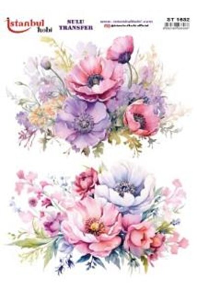 İstanbul Hobi ورق نقل مائي 25x35 سم ST-1632