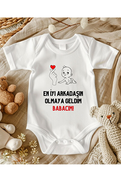 lupi BABA YAZILI isimli zıbın bebek zıbın bebek giyim yenidoğan hediye