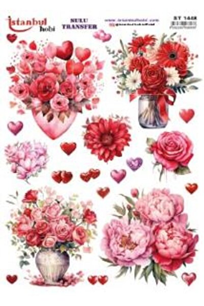 İstanbul Hobi ورق نقل مائي 25x35 سم ST-1448