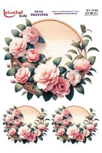 İstanbul Hobi ورق نقل مائي 25x35 سم ST-1742