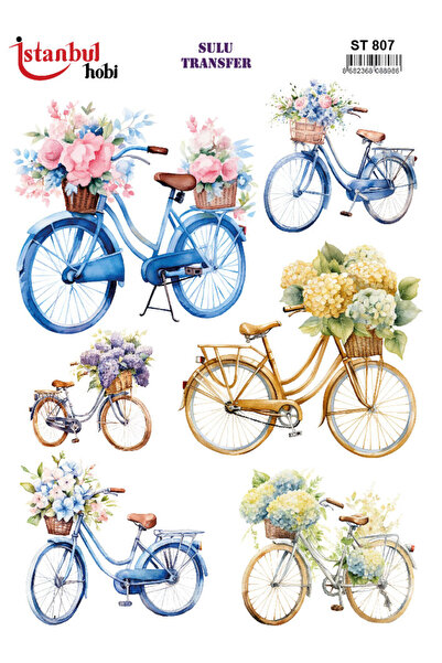 İstanbul Hobi ورق نقل مائي 25x35 سم ST-807