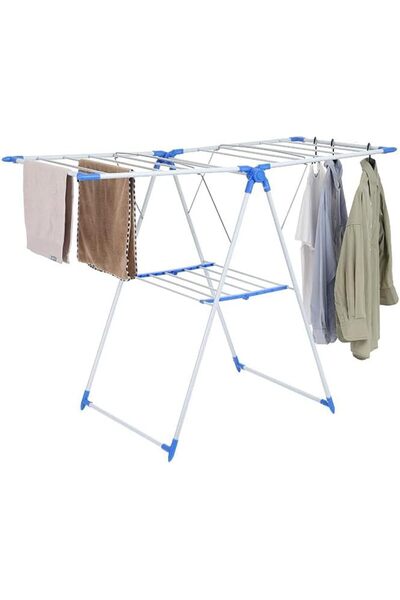 Twinkle Mart حامل ملابس قابل للطي | مجفف ملابس خفيف الوزن من الفولاذ المقاوم ...