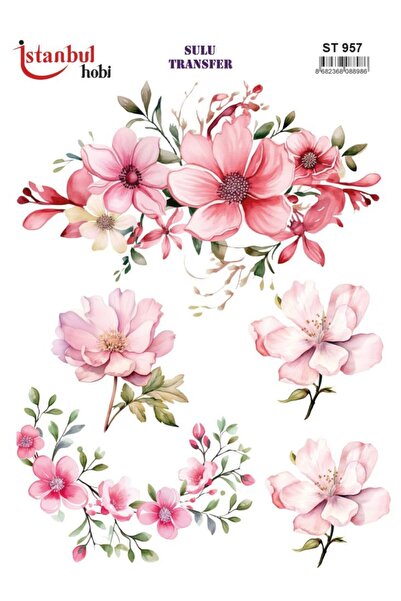 İstanbul Hobi ورق نقل مائي 25x35 سم ST-957