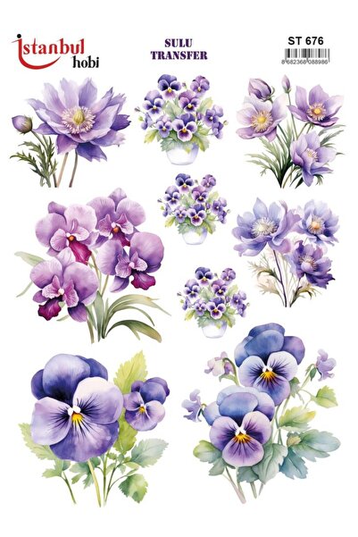 İstanbul Hobi Water Transfer Paper 25X35Cm St-676