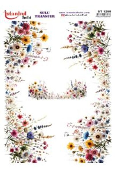 İstanbul Hobi ورق نقل مائي 25x35 سم ST-1288