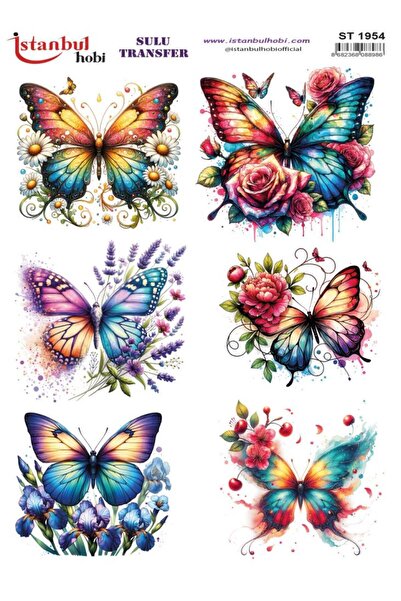 İstanbul Hobi ورق نقل مائي 25x35 سم ST-1954