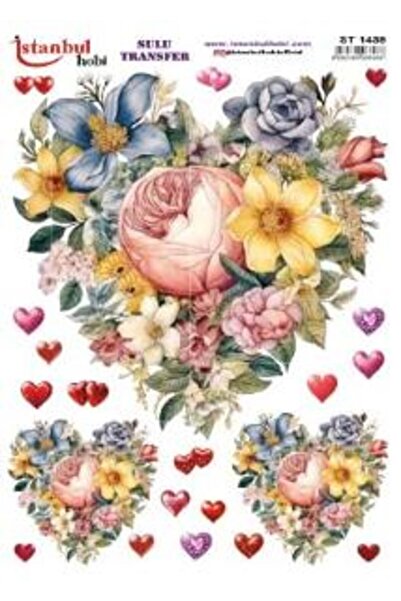 İstanbul Hobi ورق نقل مائي 25x35 سم ST-1439