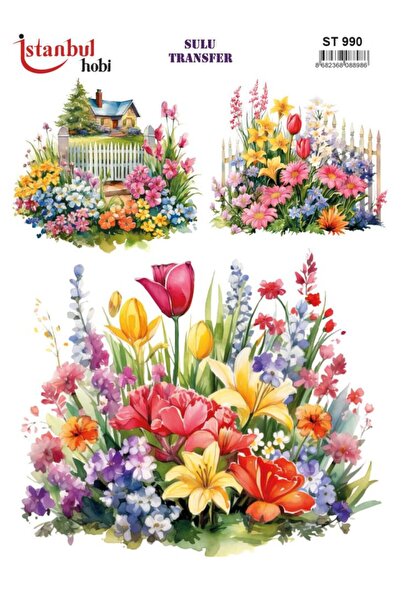 İstanbul Hobi ورق نقل مائي 25x35 سم ST-990