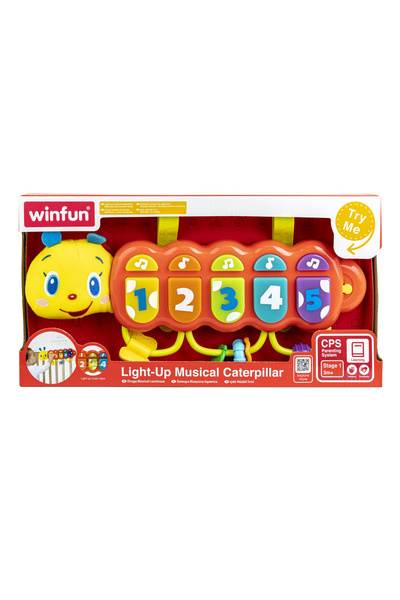 WINFUN Κάμπια με ήχους και φώτα για μωρά,