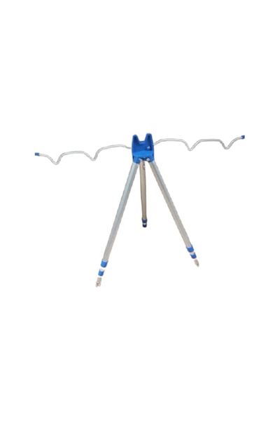 prokarpfishing Trepied de pescuit din aluminiu, reglabil 50/80 cm, 4 stâlpi