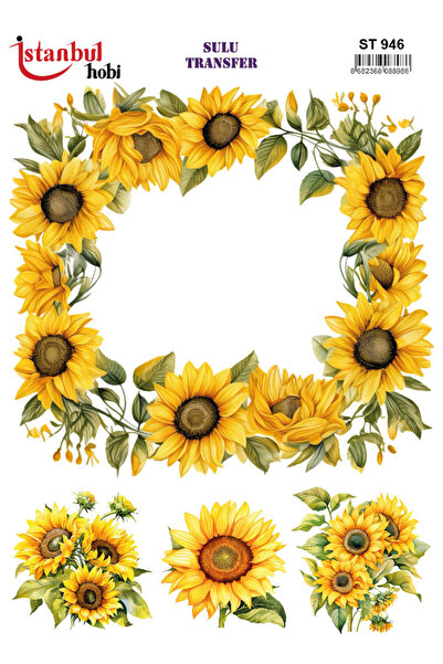 İstanbul Hobi ورق نقل مائي 25x35 سم ST-946