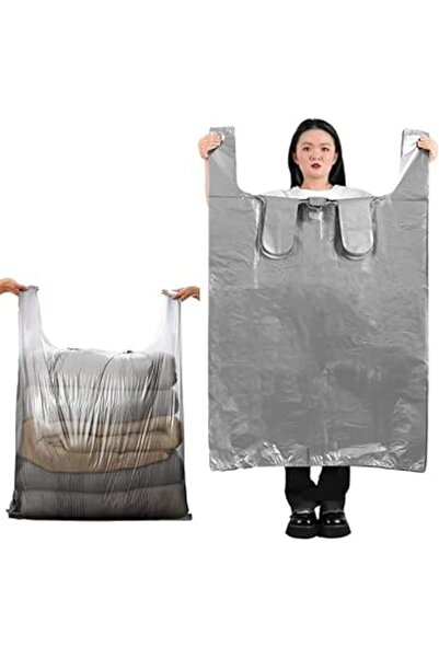 The Bros 10-Pack XL Plastic Storage Bags, Thickened Moisture-Proof Quilt & Blanket Bags for Moving & Travel