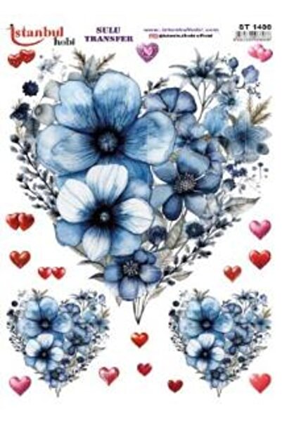 İstanbul Hobi ورق نقل مائي 25 × 35 سم ST-1436