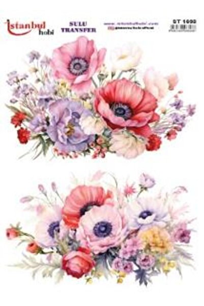 İstanbul Hobi ورق نقل مائي 25x35 سم ST-1638