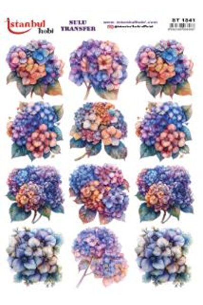 İstanbul Hobi ورق نقل مائي 25x35 سم ST-1341