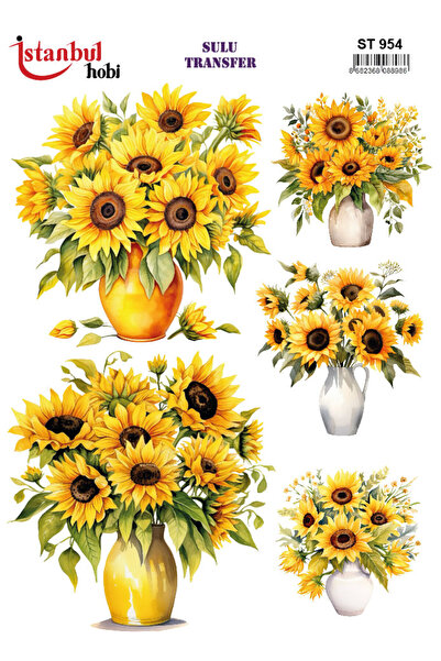 İstanbul Hobi ورق نقل مائي 25x35 سم ST-954