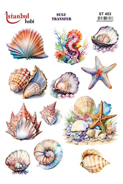 İstanbul Hobi ورق نقل مائي 25x35 سم ST-453