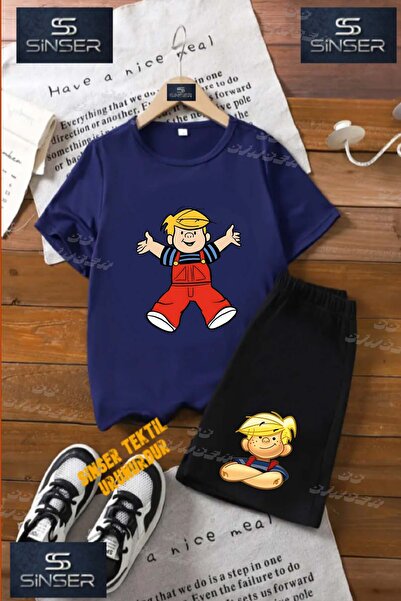 SS SİNSER Παιδικό UNISEX μπλουζάκι με στάμπα "DENIS COCUK ELLER ACIK" με λαιμ...