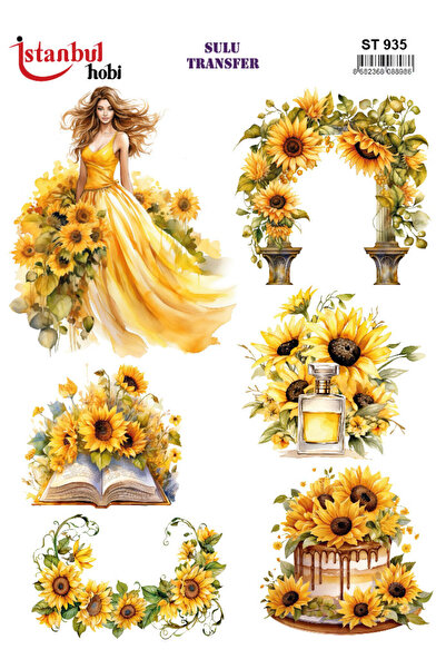 İstanbul Hobi ورق نقل مائي 25x35 سم ST-935