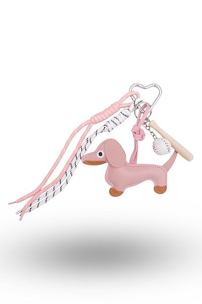 BASIC Breloc keychain catelusi piele