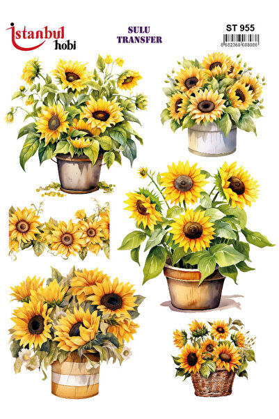 İstanbul Hobi ورق نقل مائي 25x35 سم ST-955